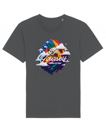 Be yourself . Everyone else is taken.  LGBTQ pride Anthracite