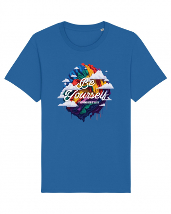 Be yourself . Everyone else is taken.  LGBTQ pride Royal Blue