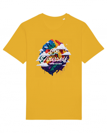 Be yourself . Everyone else is taken.  LGBTQ pride Spectra Yellow