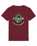 Vegan is my love language Tricou mânecă scurtă  Copii Mini Creator