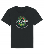 Vegan is my love language Tricou mânecă scurtă Unisex Rocker
