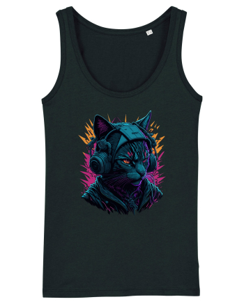 Cat Is A DJ for white Black