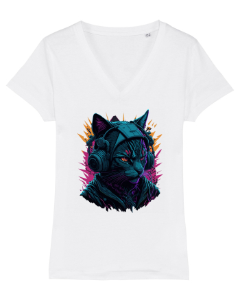 Cat Is A DJ for white White