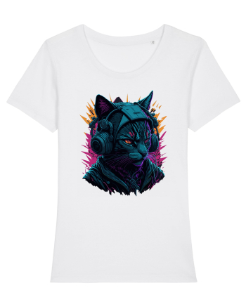 Cat Is A DJ for white White