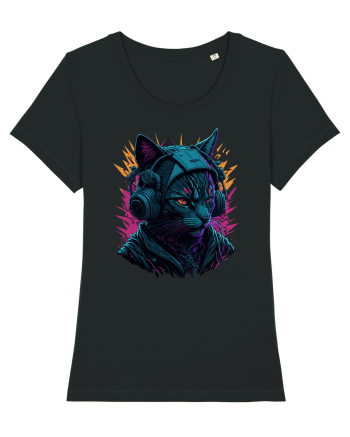 Cat Is A DJ for white Black