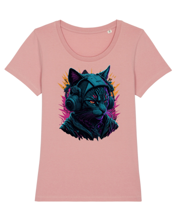 Cat Is A DJ for white Canyon Pink
