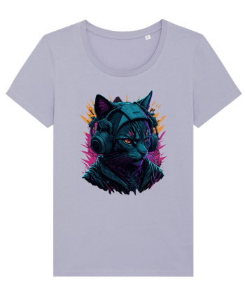 Cat Is A DJ for white Lavender