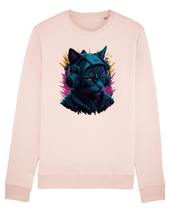 Cat Is A DJ for white Candy Pink