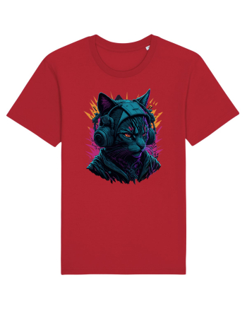 Cat Is A DJ for white Red