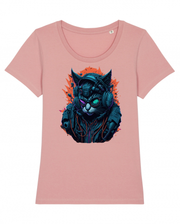 Cyborg Cat With Sunglasses for white Canyon Pink