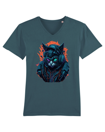 Cyborg Cat With Sunglasses for white Stargazer