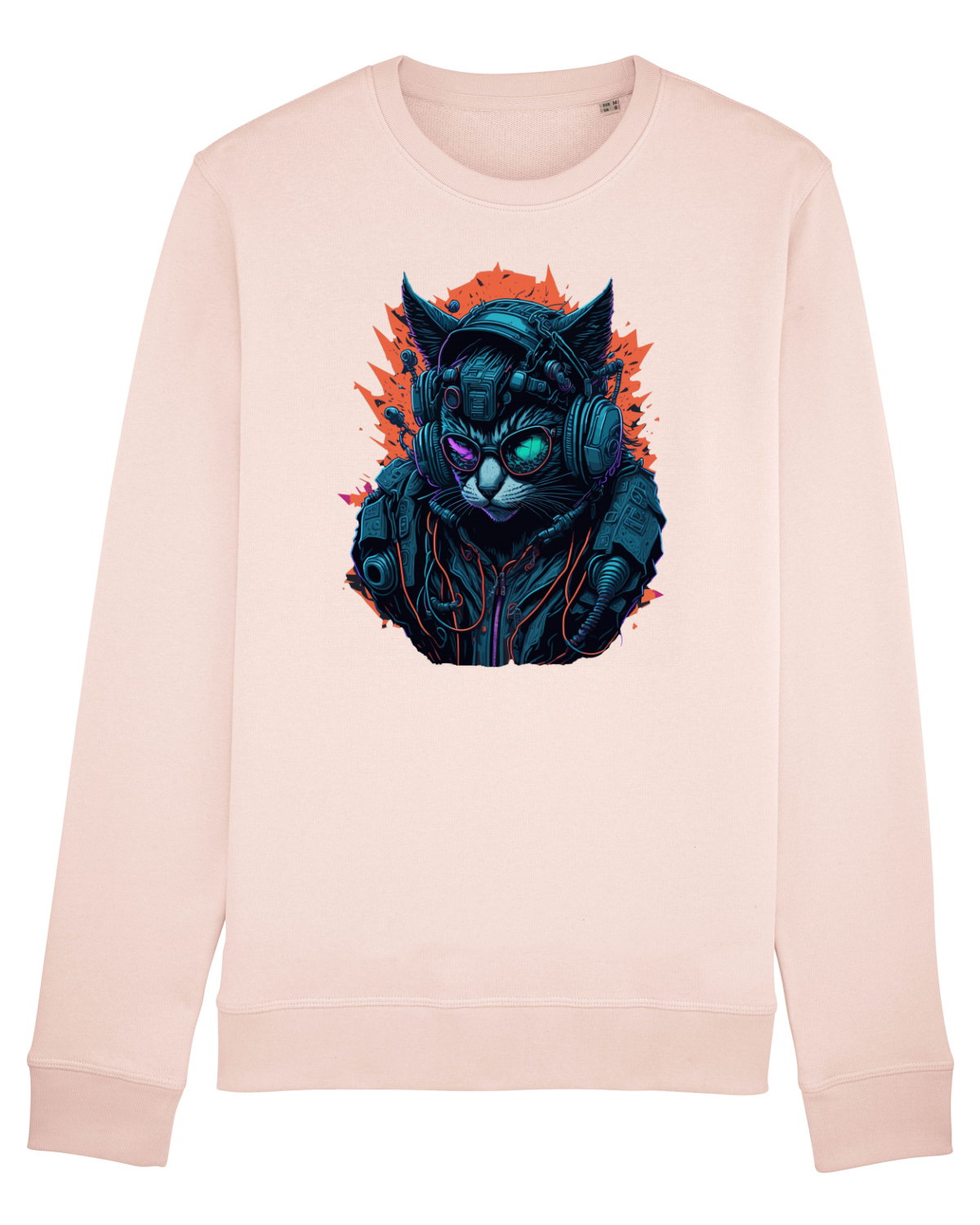 Bluză mânecă lungă Unisex Rise Candy Pink