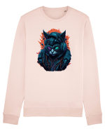 Cyborg Cat With Sunglasses for white Bluză mânecă lungă Unisex Rise