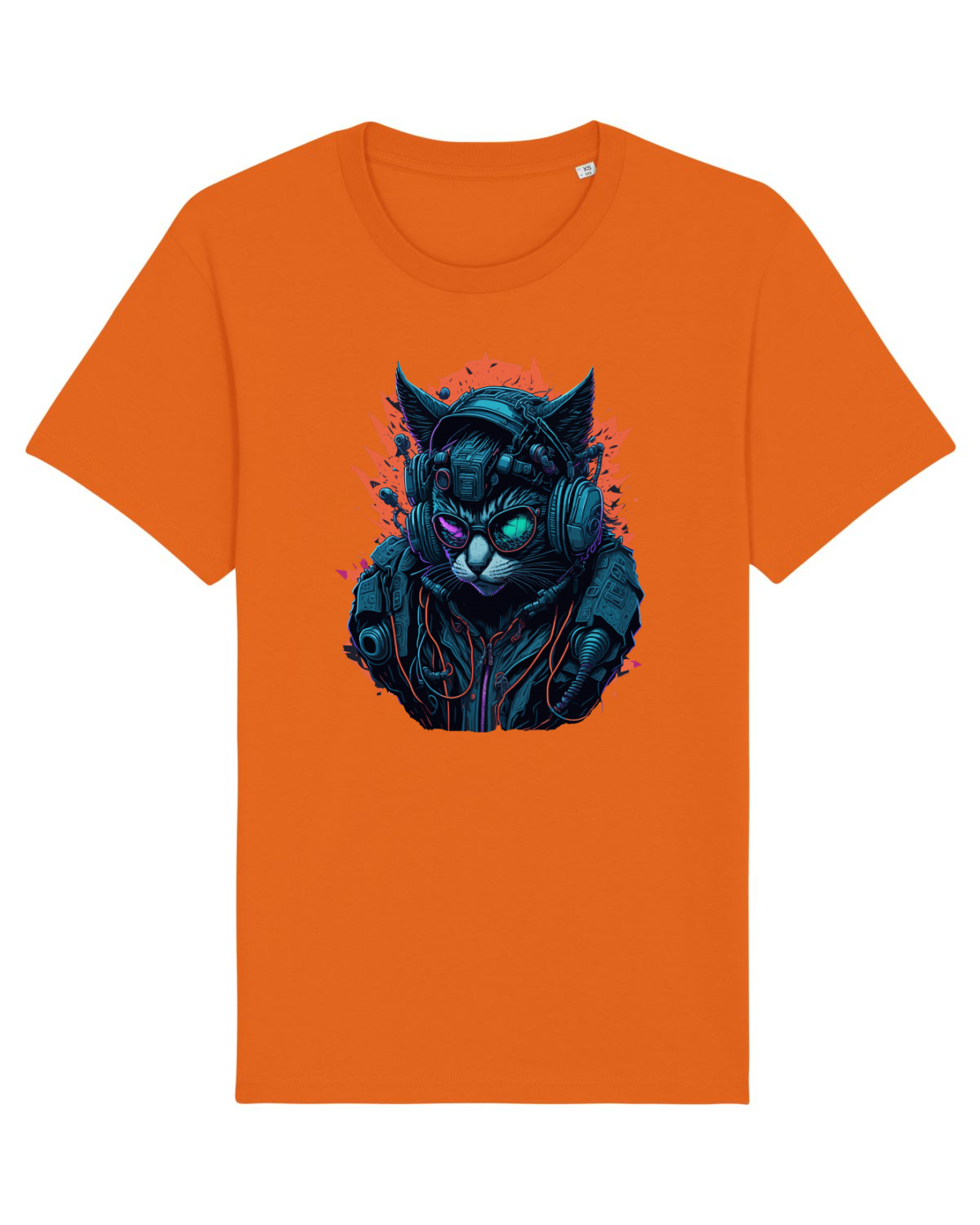 Tricou mânecă scurtă Unisex Rocker Bright Orange