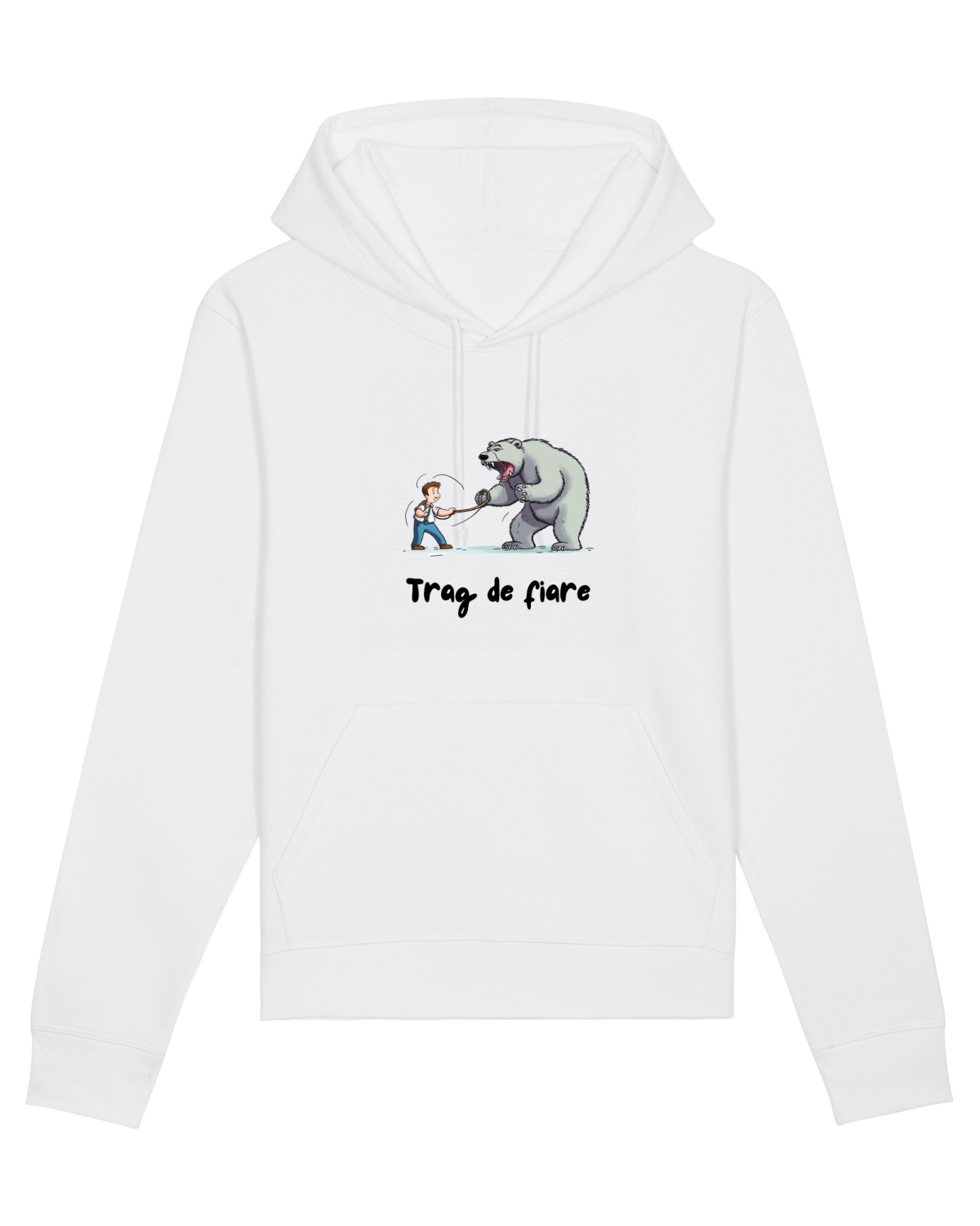 Hanorac Unisex Drummer White