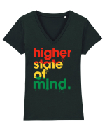 Higher state of mind Tricou mânecă scurtă guler V Damă Evoker