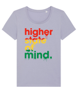 Higher state of mind Tricou mânecă scurtă guler larg fitted Damă Expresser