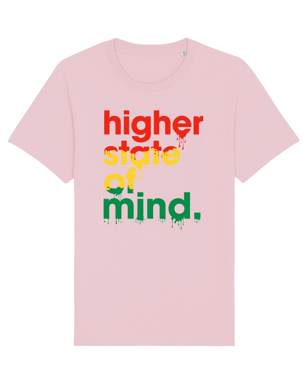 Tricou mânecă scurtă Unisex Rocker Cotton Pink