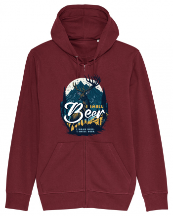 Beer Deer  Burgundy