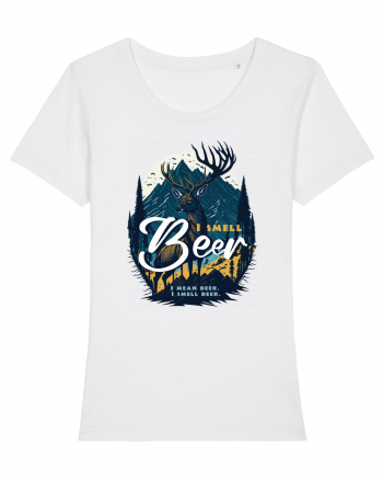 Beer Deer  White