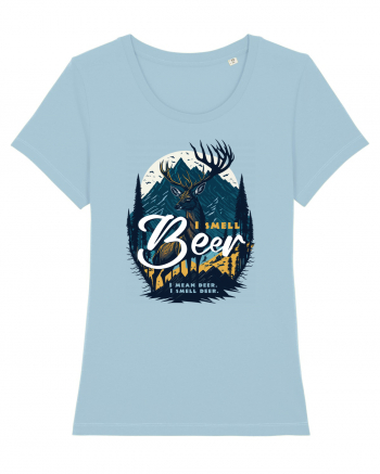 Beer Deer  Sky Blue