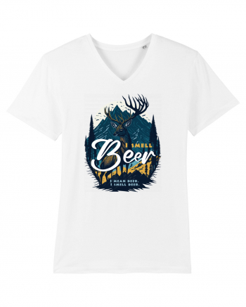 Beer Deer  White