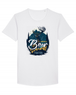 Beer Deer  Tricou mânecă scurtă guler larg Bărbat Skater