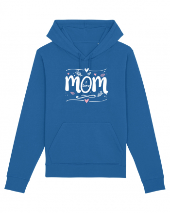 I Love Mom Royal Blue