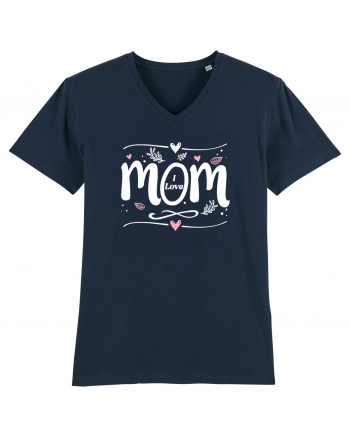 I Love Mom French Navy