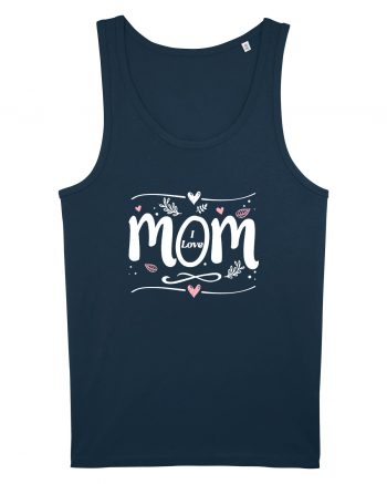 I Love Mom Navy