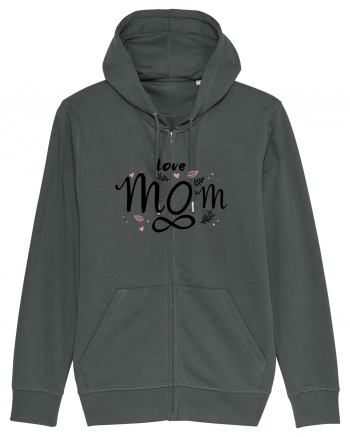 LOVE MOM FOREVER Anthracite