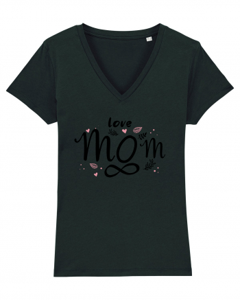 LOVE MOM FOREVER Black