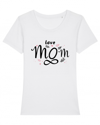 LOVE MOM FOREVER White