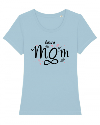 LOVE MOM FOREVER Sky Blue