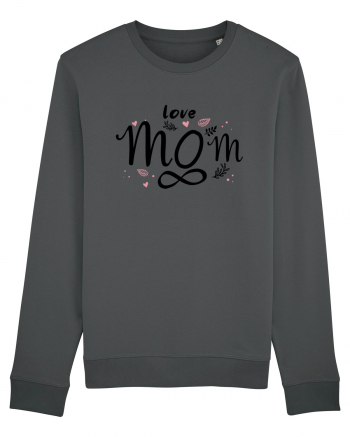 LOVE MOM FOREVER Anthracite