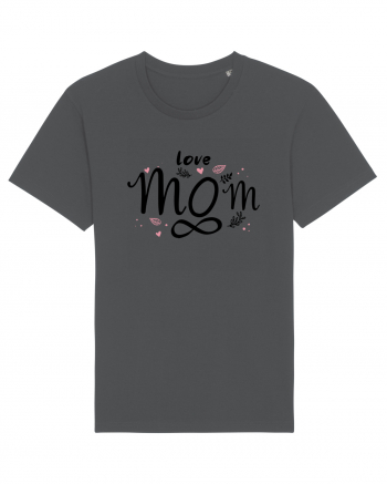 LOVE MOM FOREVER Anthracite