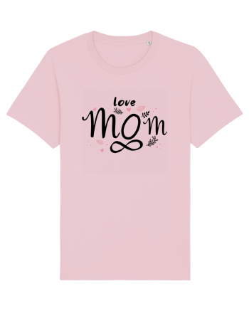 LOVE MOM FOREVER Cotton Pink