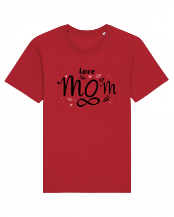 LOVE MOM FOREVER Red