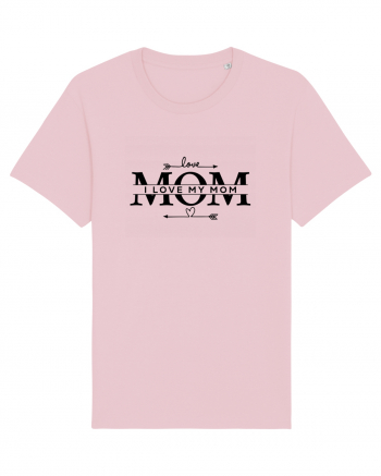 I LOVE MY MOM Cotton Pink