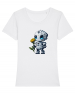 Robot love Tricou mânecă scurtă guler larg fitted Damă Expresser