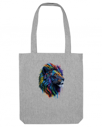 Rainbow Lion  Heather Grey