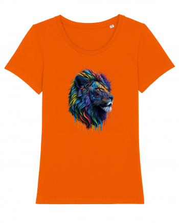 Rainbow Lion  Bright Orange