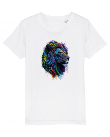 Rainbow Lion  White