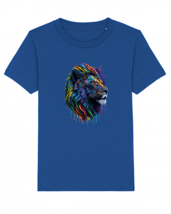 Rainbow Lion  Majorelle Blue