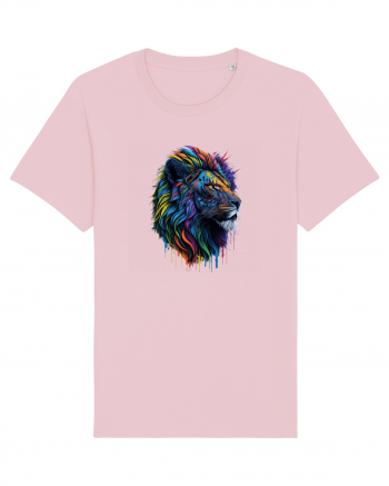 Rainbow Lion  Cotton Pink