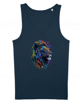 Rainbow Lion  Navy