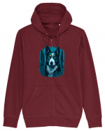 Border collie Hanorac cu fermoar Unisex Connector