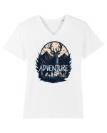 Cerb mistic 3 - adventure time Tricou mânecă scurtă guler V Bărbat Presenter