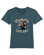 Fueled by cupcake #2 Tricou mânecă scurtă guler V Bărbat Presenter