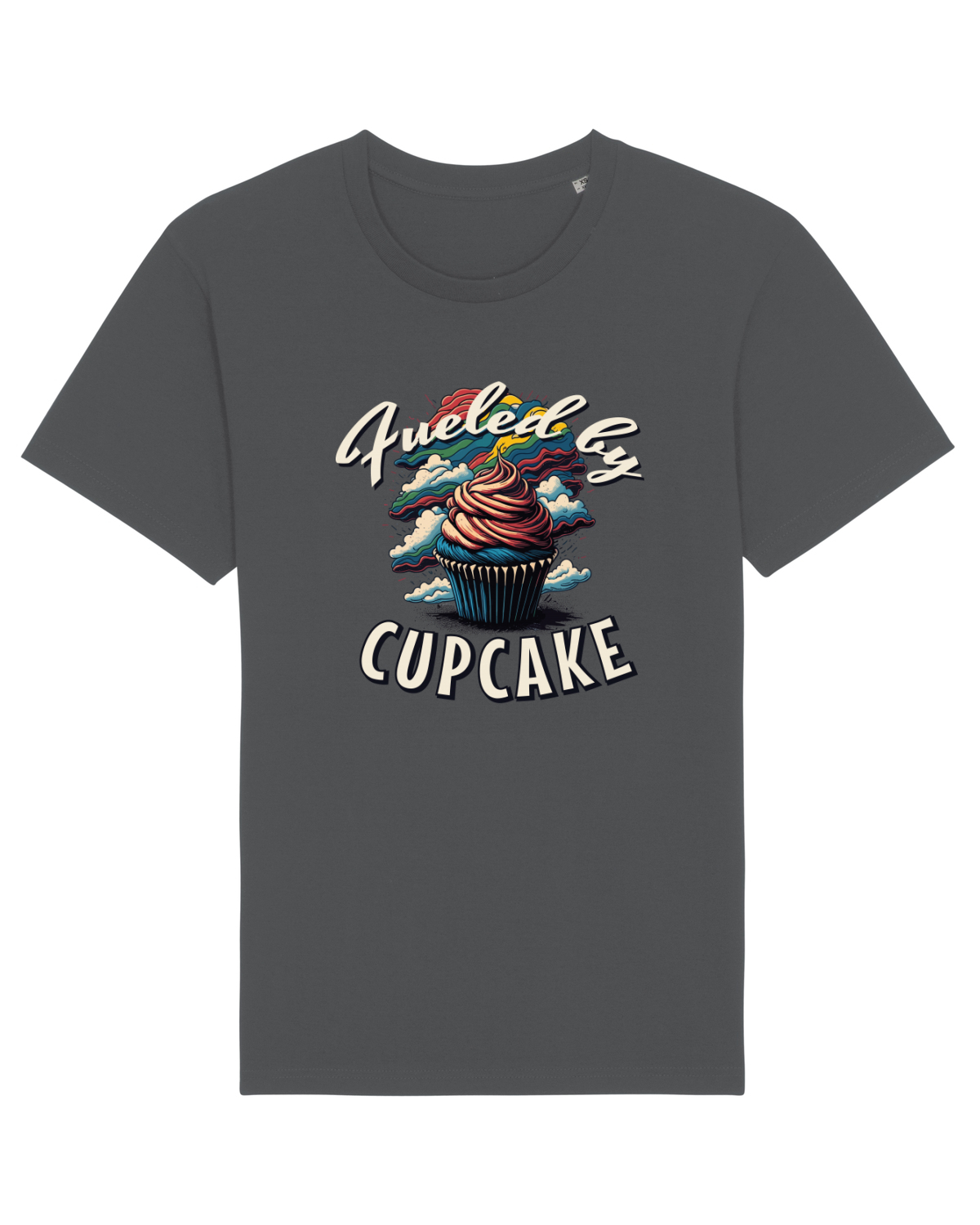 Tricou mânecă scurtă Unisex Rocker Anthracite
